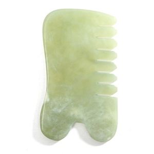 Facial Gua Sha tool.